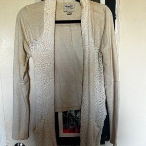EUC Small Cardigan Cream Lucky Love Californias Softest Knitwear by Lucky Brand